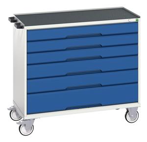 Verso 1050 x 550 x 965 Mobile 6 Drawer Top Tray Bott Verso Mobile  Drawer Cupboard  Tool Trolleys and Tool Butlers 33/16927055.11 Verso 1050 x 550 x 965 Mobile Cab 6D T.jpg